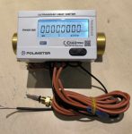   54___Calmet Polimeter ultrahangos kompakt hőmennyiségmérő fűtés-hűtés, kombinált üzemmódra NÁ25, Qp=3,5 m3/h, L=160 mm, MID hitelesítéssel
