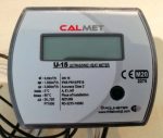   23___Calmet ultrahangos kompakt hőmennyiségmérő fűtés-hűtés, kombinált üzemmódra NÁ15, Qp=1,5 m3/h, L=110 mm, MID hitelesítéssel